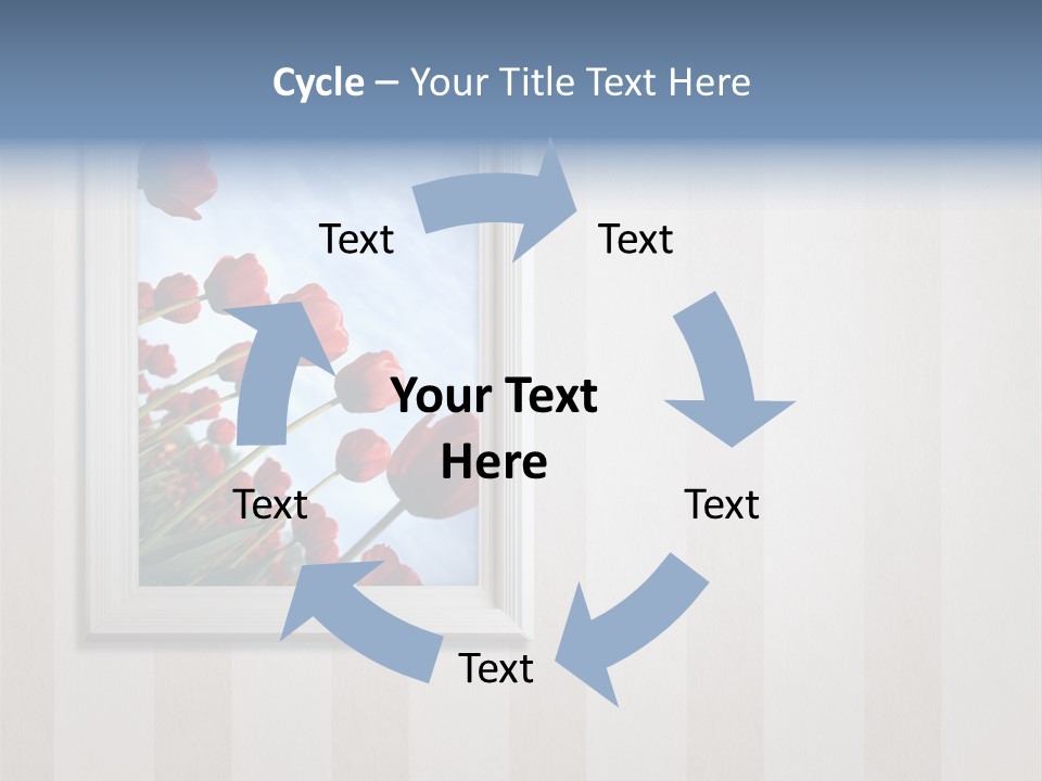 Brown Blue Object PowerPoint Template