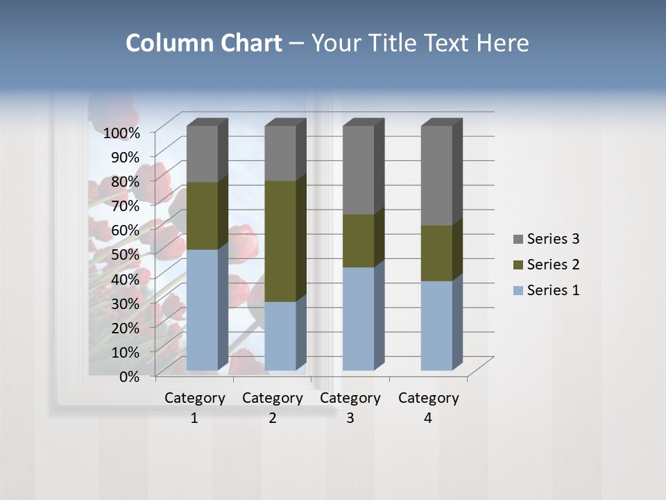 Brown Blue Object PowerPoint Template