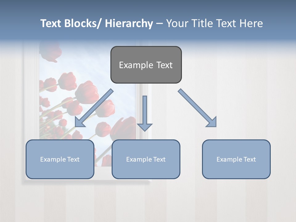 Brown Blue Object PowerPoint Template