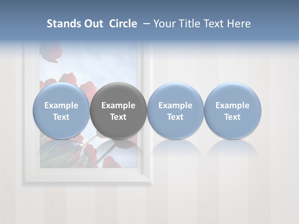 Brown Blue Object PowerPoint Template