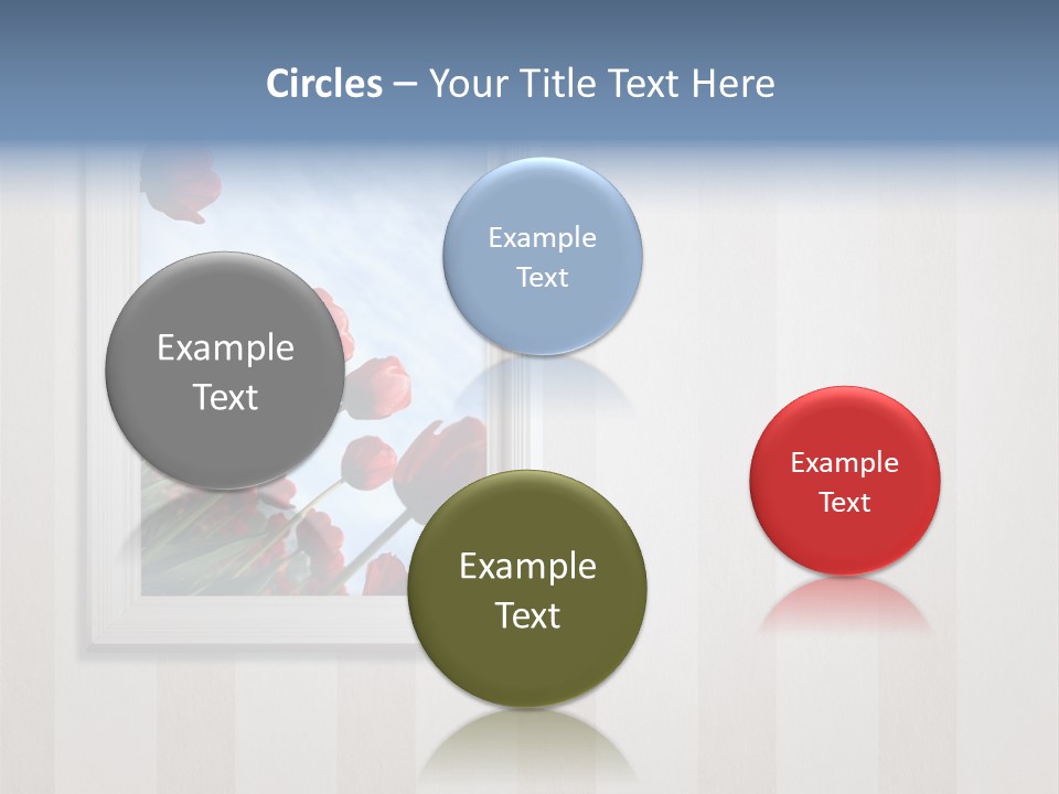 Brown Blue Object PowerPoint Template