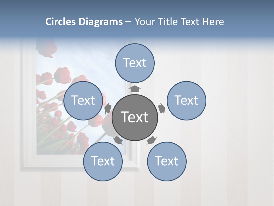 Brown Blue Object PowerPoint Template