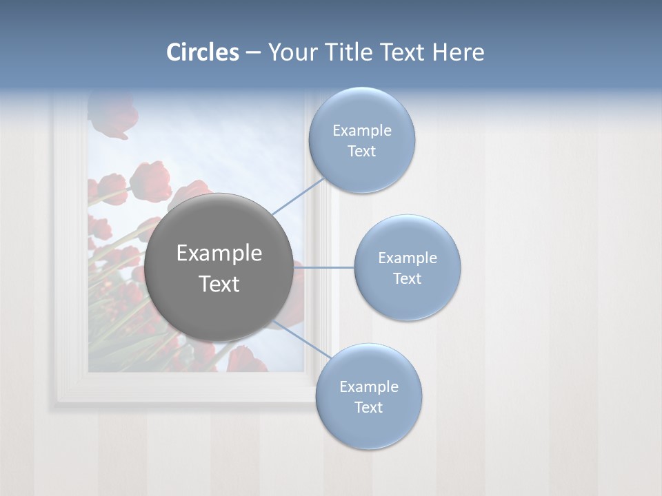 Brown Blue Object PowerPoint Template