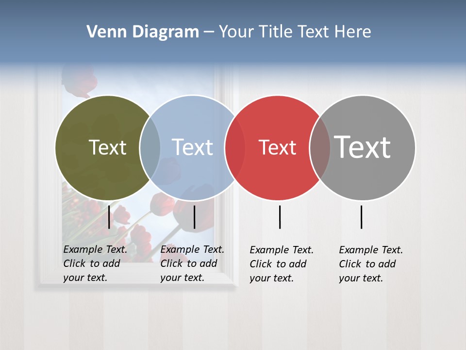 Brown Blue Object PowerPoint Template
