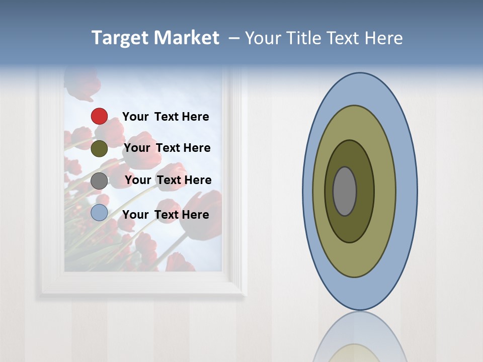 Brown Blue Object PowerPoint Template