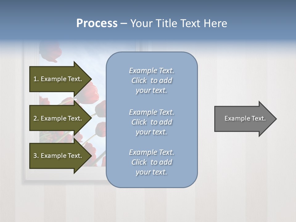 Brown Blue Object PowerPoint Template