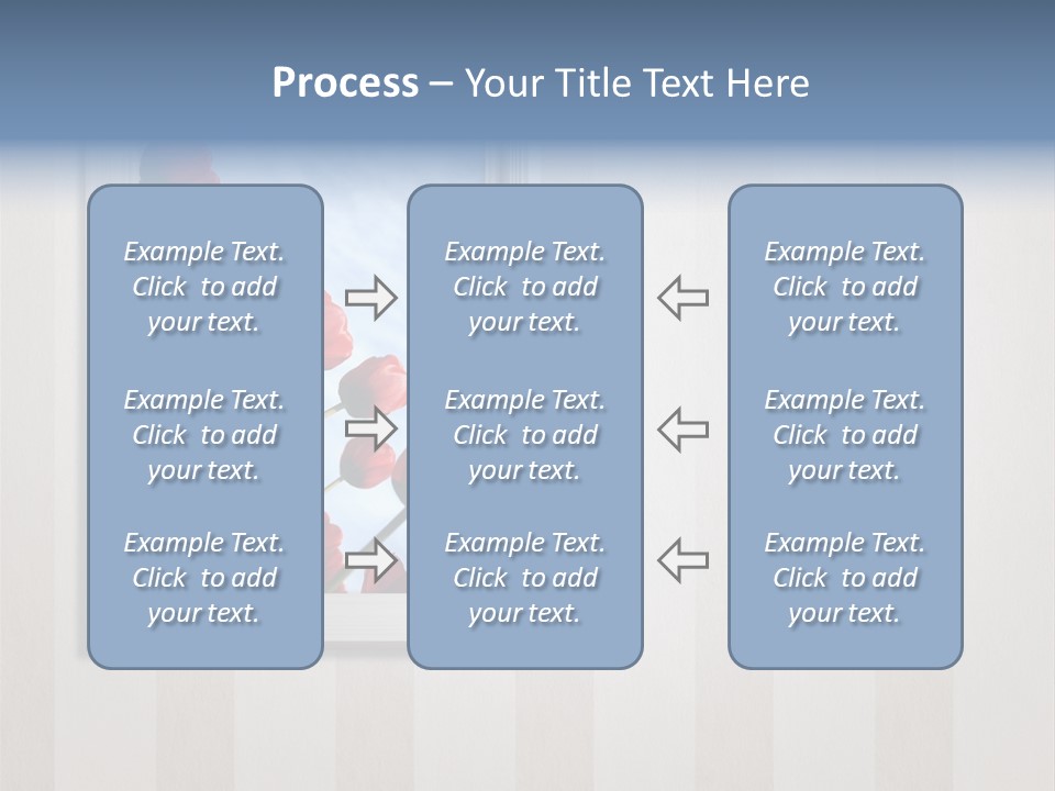 Brown Blue Object PowerPoint Template