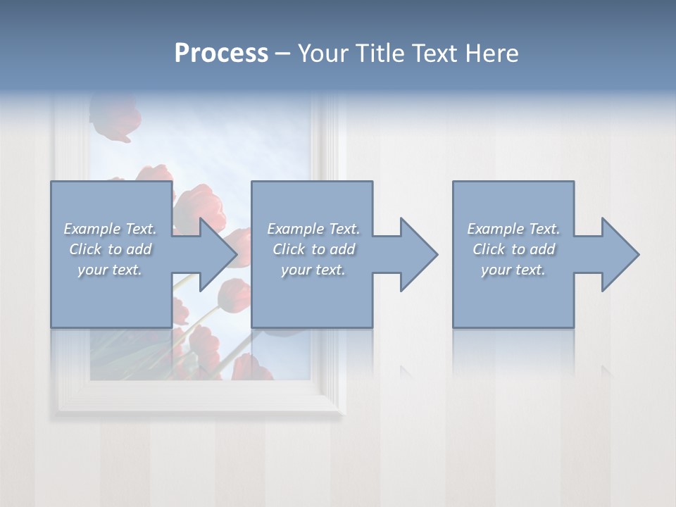 Brown Blue Object PowerPoint Template