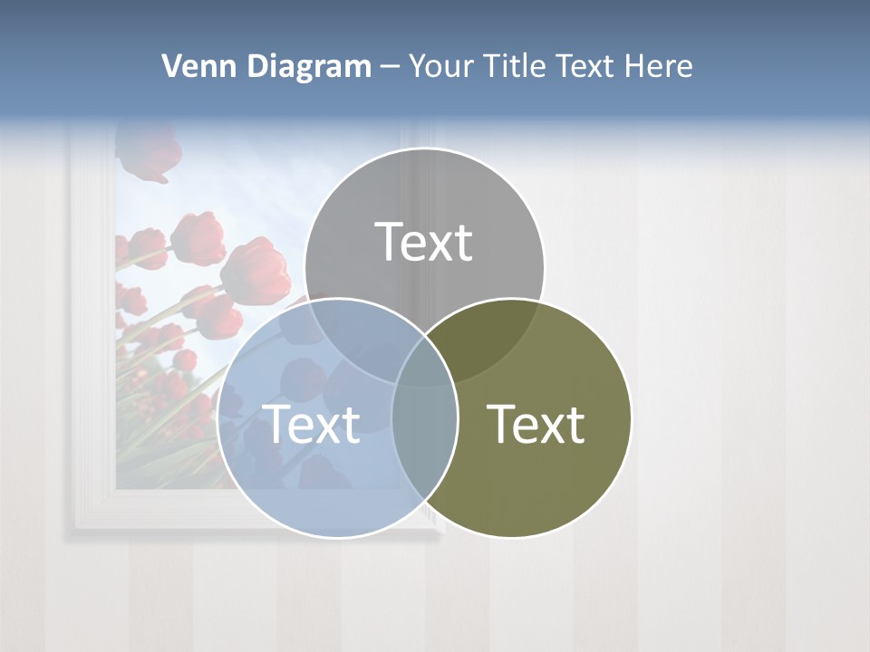 Brown Blue Object PowerPoint Template