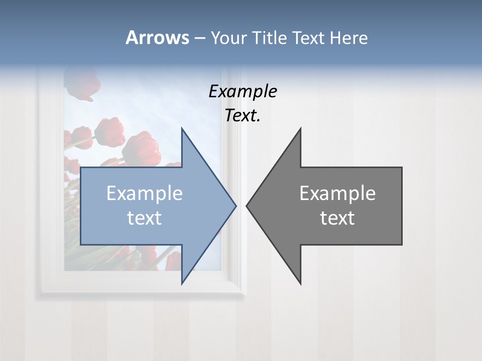 Brown Blue Object PowerPoint Template