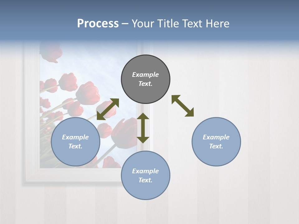Brown Blue Object PowerPoint Template