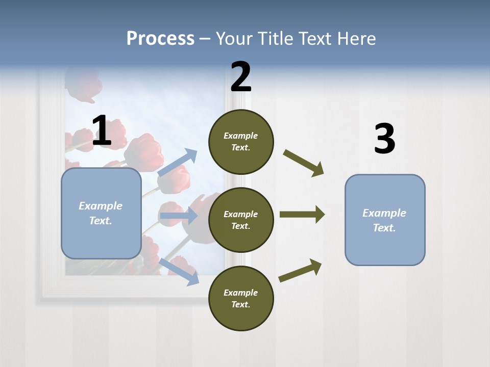 Brown Blue Object PowerPoint Template