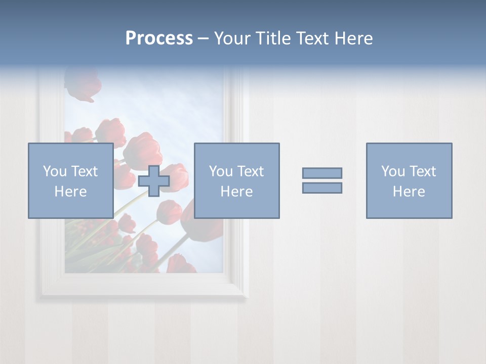 Brown Blue Object PowerPoint Template