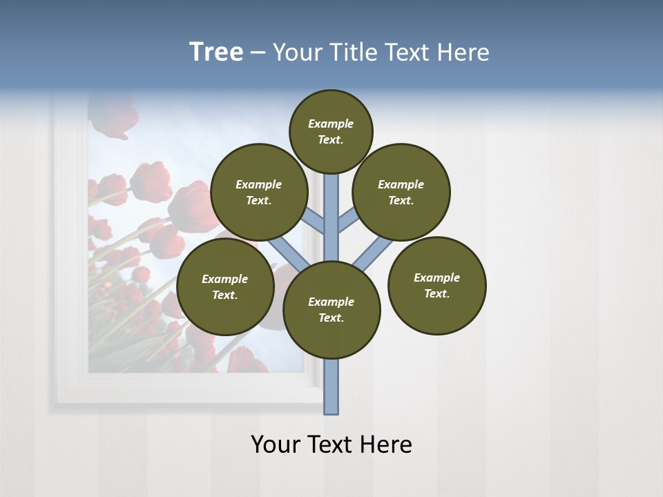 Brown Blue Object PowerPoint Template