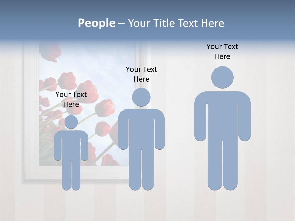 Brown Blue Object PowerPoint Template