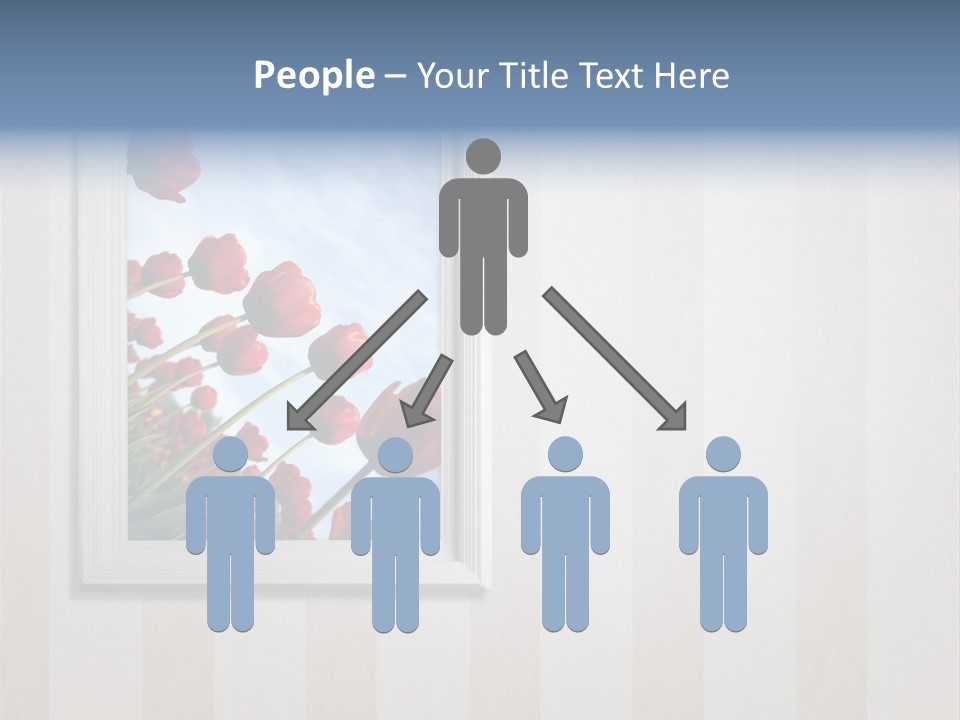 Brown Blue Object PowerPoint Template