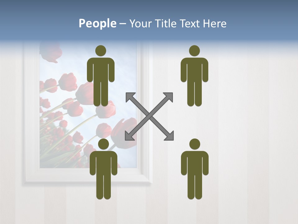 Brown Blue Object PowerPoint Template