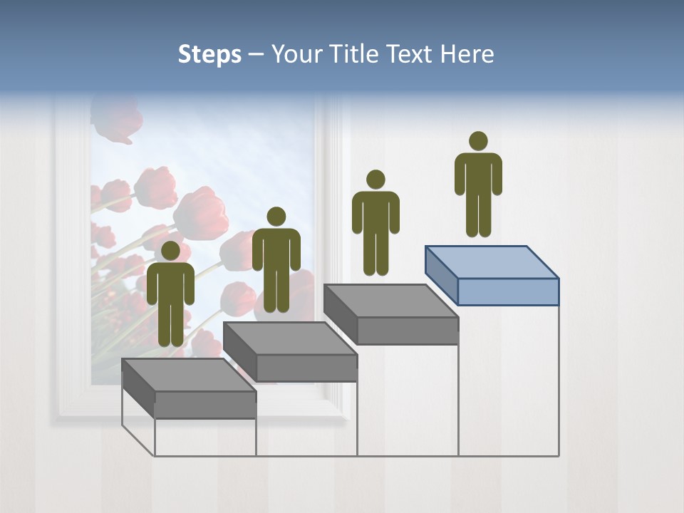 Brown Blue Object PowerPoint Template