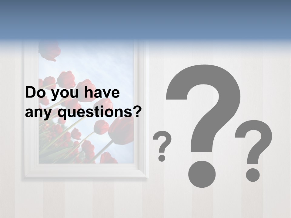 Brown Blue Object PowerPoint Template