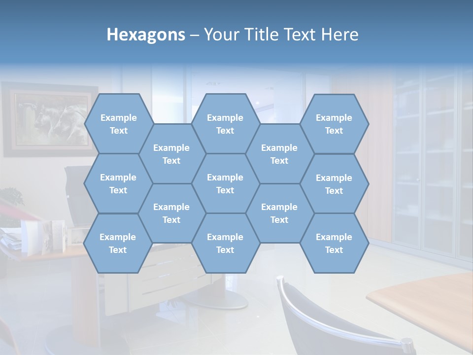 Boardroom Desk Notebook PowerPoint Template