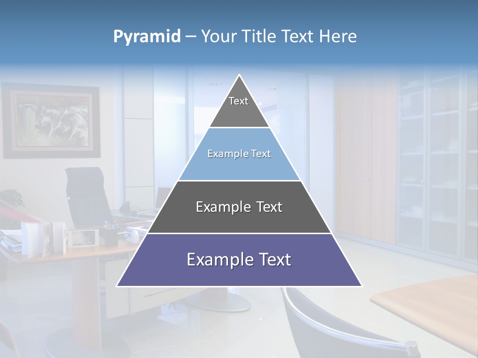 Boardroom Desk Notebook PowerPoint Template