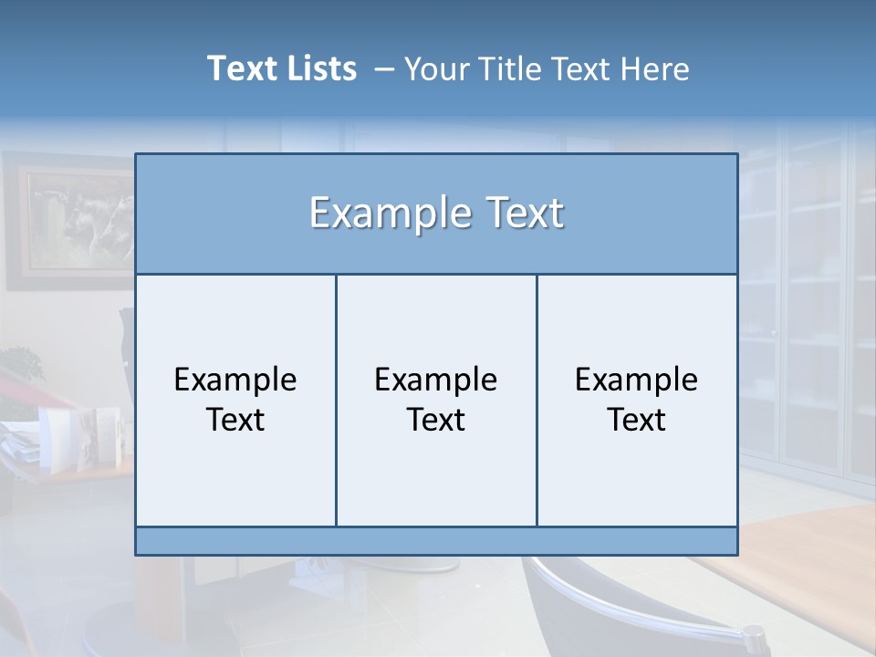 Boardroom Desk Notebook PowerPoint Template