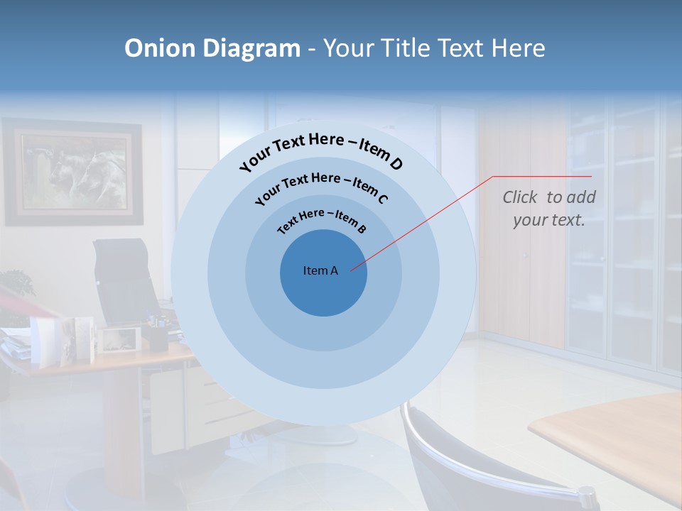 Boardroom Desk Notebook PowerPoint Template