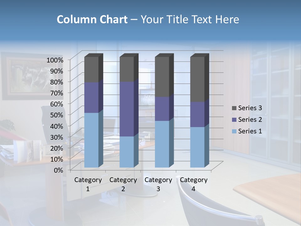 Boardroom Desk Notebook PowerPoint Template