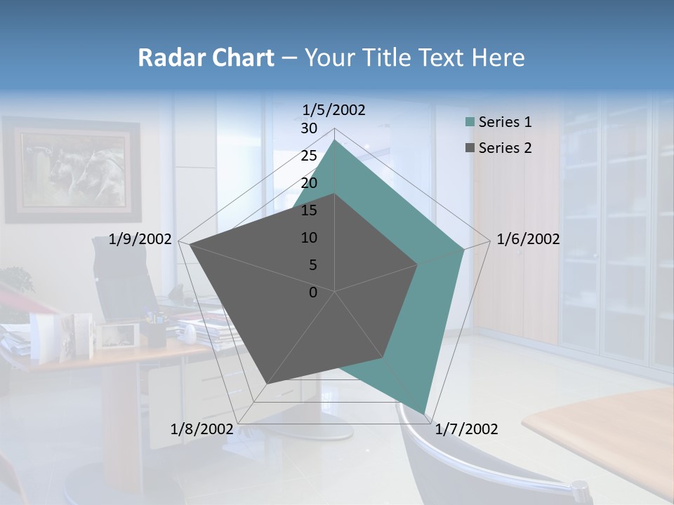 Boardroom Desk Notebook PowerPoint Template