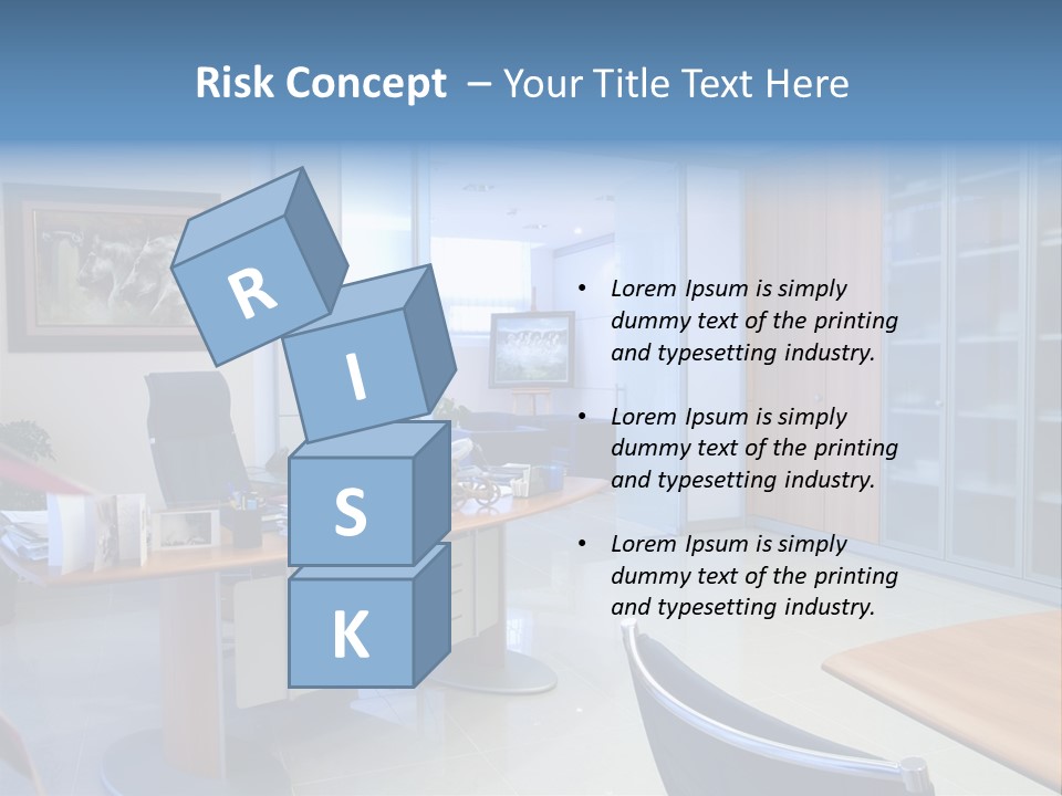 Boardroom Desk Notebook PowerPoint Template