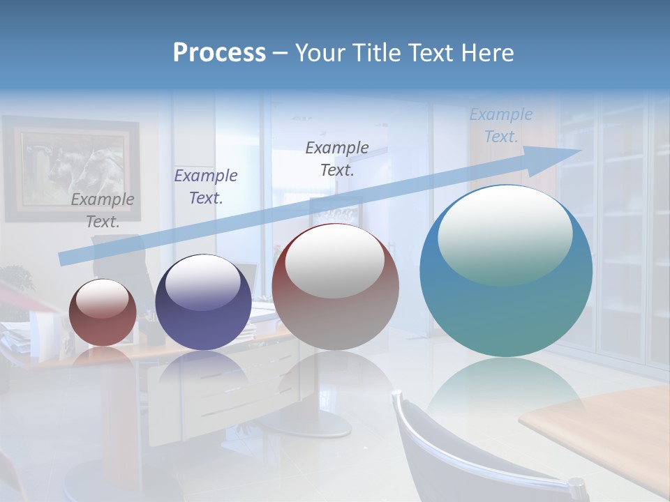 Boardroom Desk Notebook PowerPoint Template