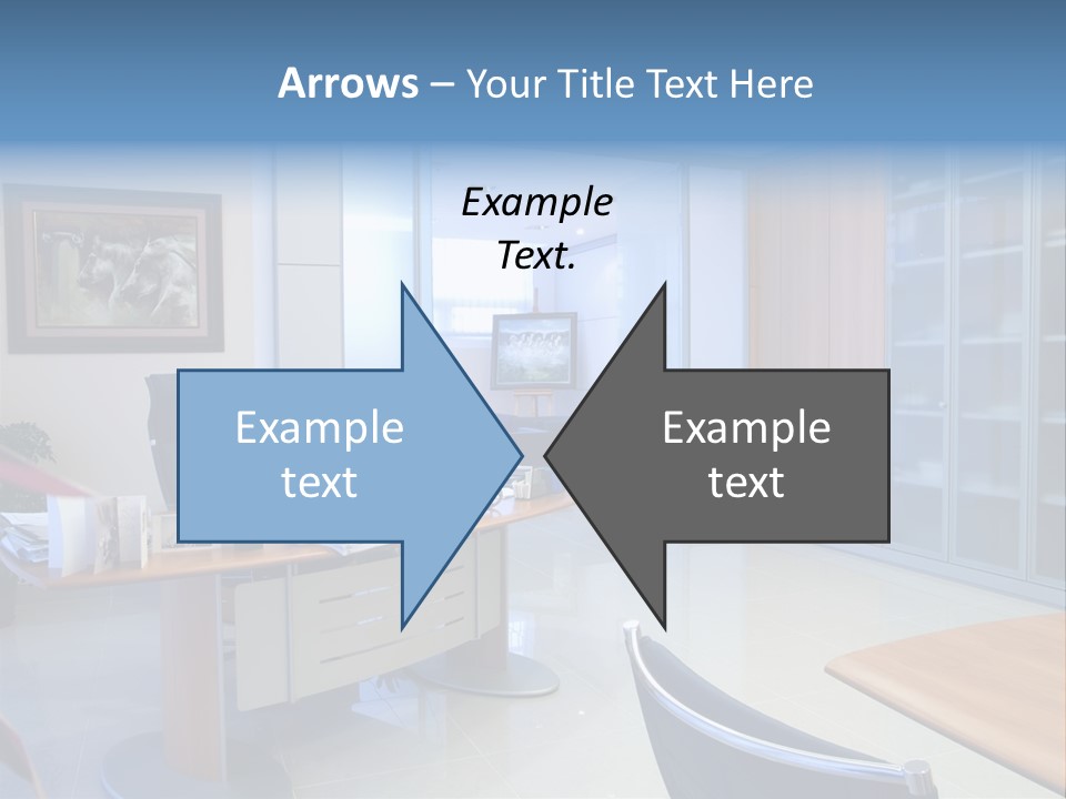 Boardroom Desk Notebook PowerPoint Template