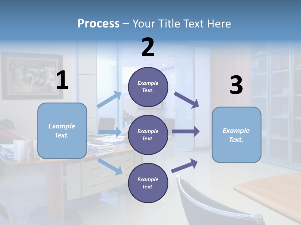 Boardroom Desk Notebook PowerPoint Template