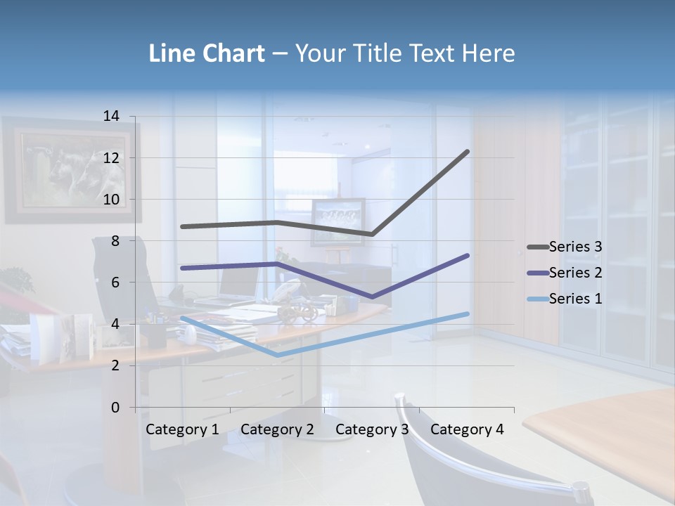 Boardroom Desk Notebook PowerPoint Template