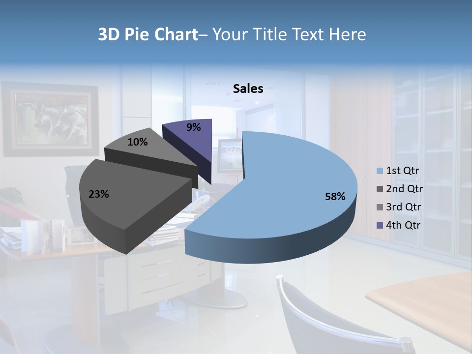 Boardroom Desk Notebook PowerPoint Template