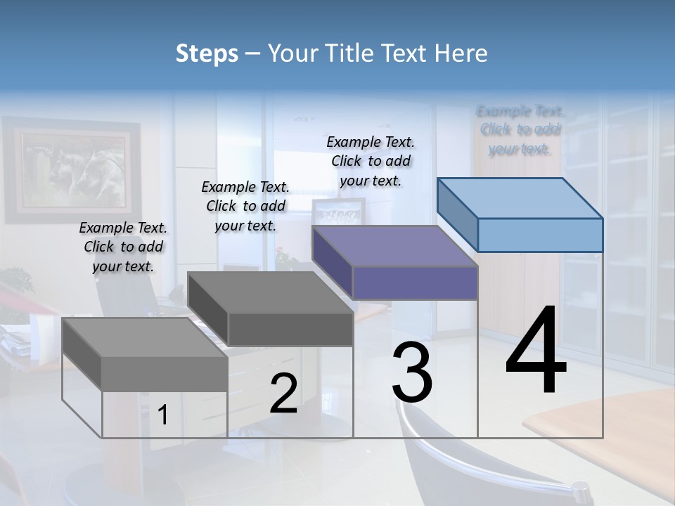 Boardroom Desk Notebook PowerPoint Template