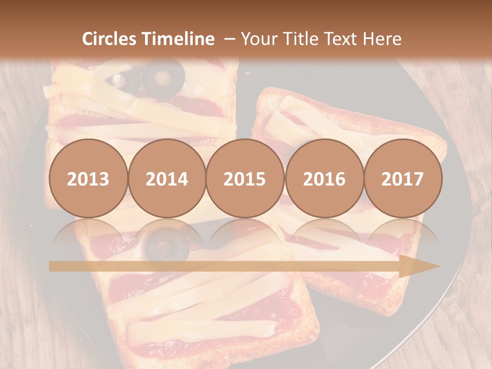 A Black Plate Topped With Slices Of Pizza Covered In Cheese And Olives PowerPoint Template