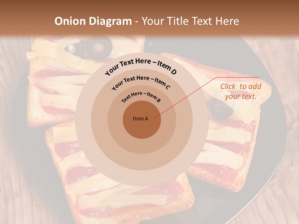 A Black Plate Topped With Slices Of Pizza Covered In Cheese And Olives PowerPoint Template