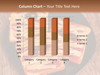 A Black Plate Topped With Slices Of Pizza Covered In Cheese And Olives PowerPoint Template