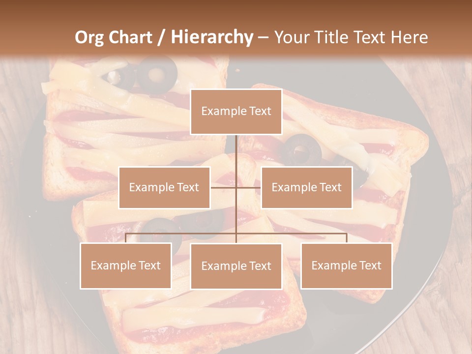 A Black Plate Topped With Slices Of Pizza Covered In Cheese And Olives PowerPoint Template