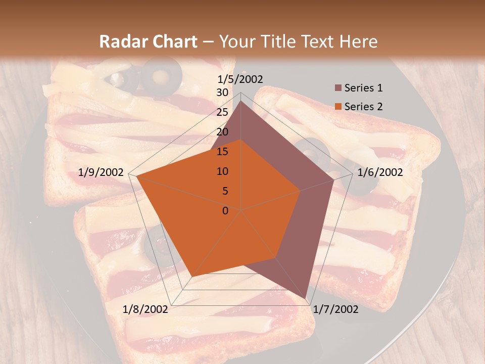 A Black Plate Topped With Slices Of Pizza Covered In Cheese And Olives PowerPoint Template