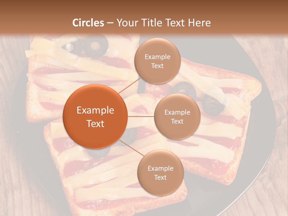 A Black Plate Topped With Slices Of Pizza Covered In Cheese And Olives PowerPoint Template