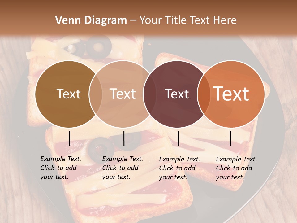 A Black Plate Topped With Slices Of Pizza Covered In Cheese And Olives PowerPoint Template