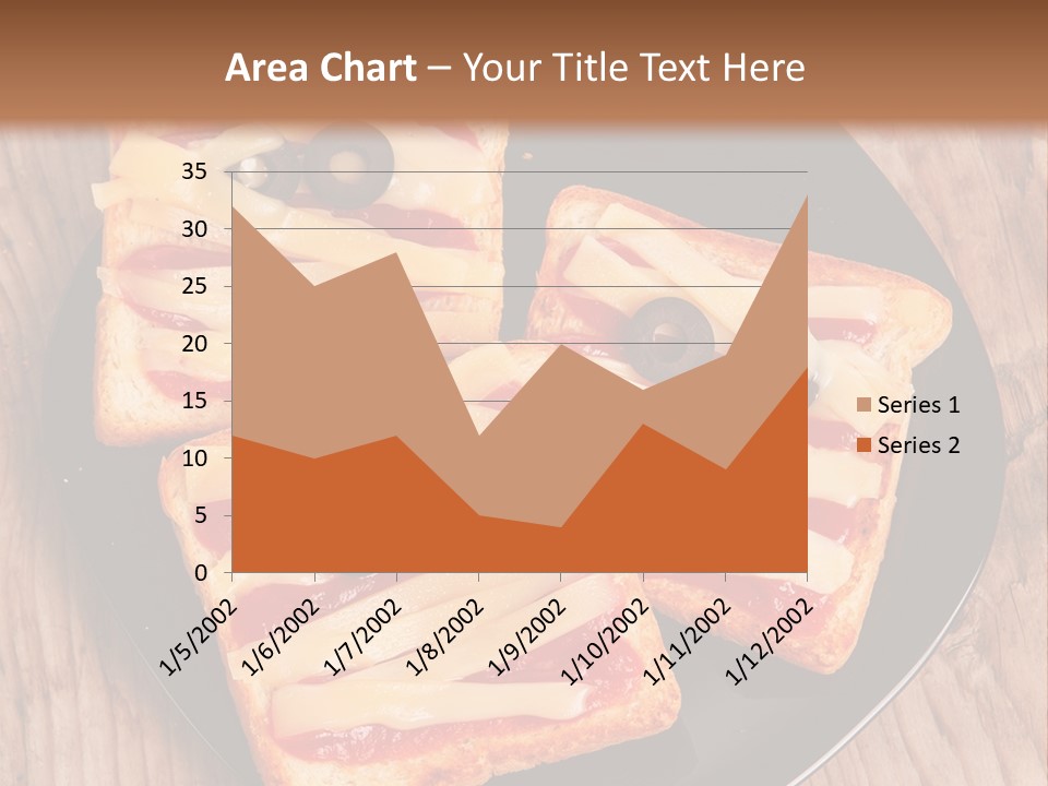 A Black Plate Topped With Slices Of Pizza Covered In Cheese And Olives PowerPoint Template