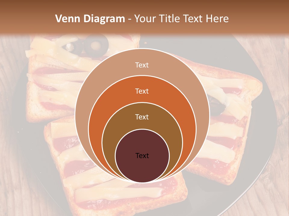 A Black Plate Topped With Slices Of Pizza Covered In Cheese And Olives PowerPoint Template