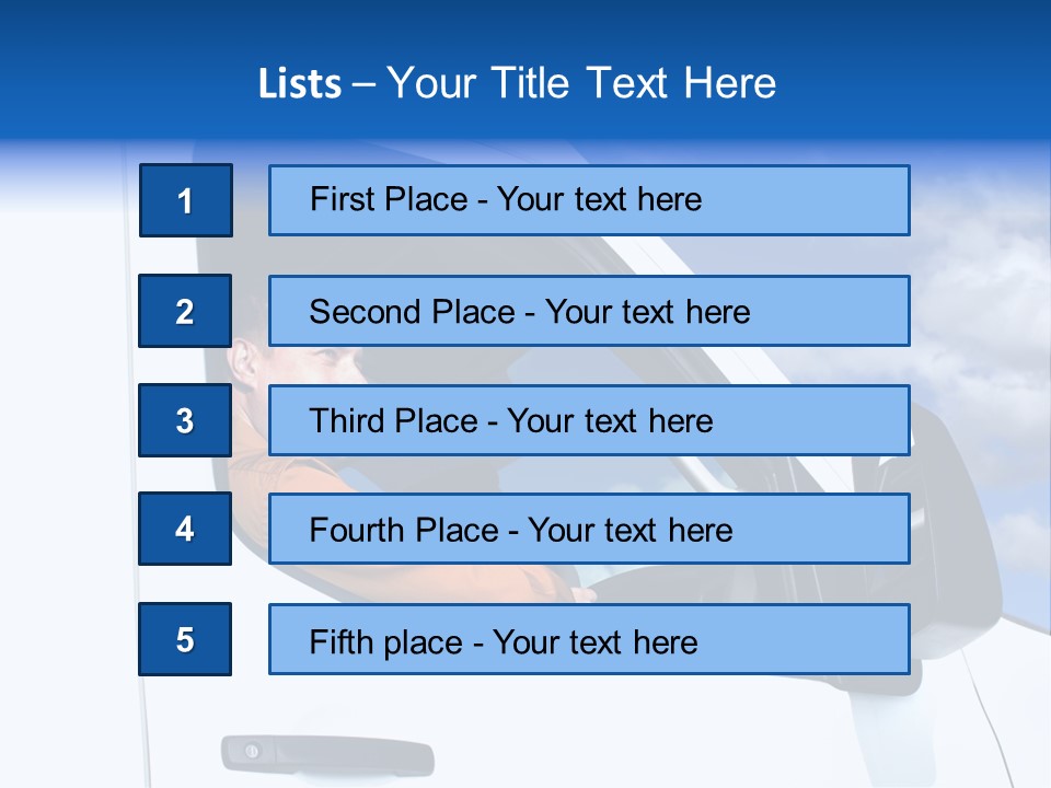 Delivering One Boy PowerPoint Template