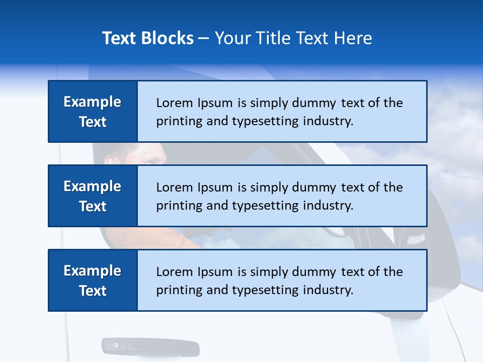 Delivering One Boy PowerPoint Template