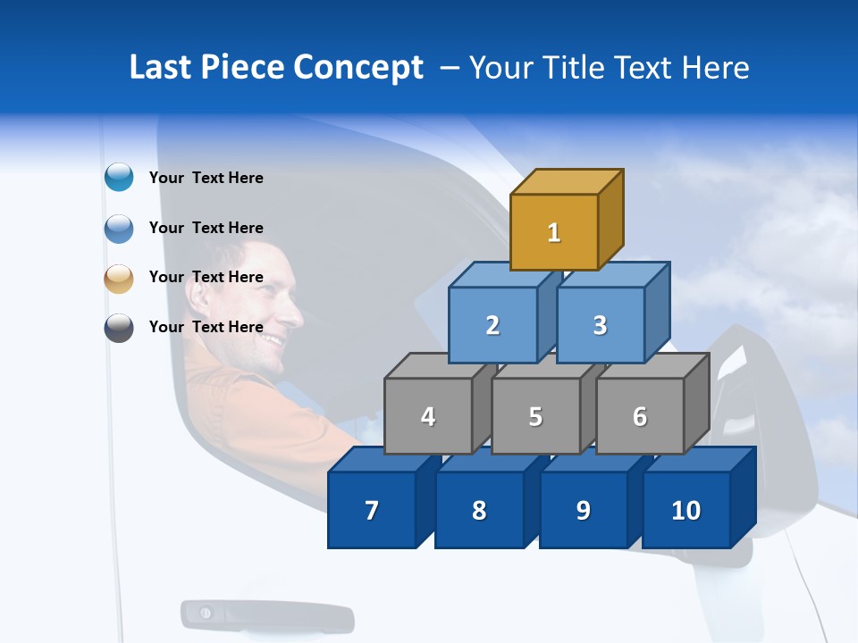 Delivering One Boy PowerPoint Template