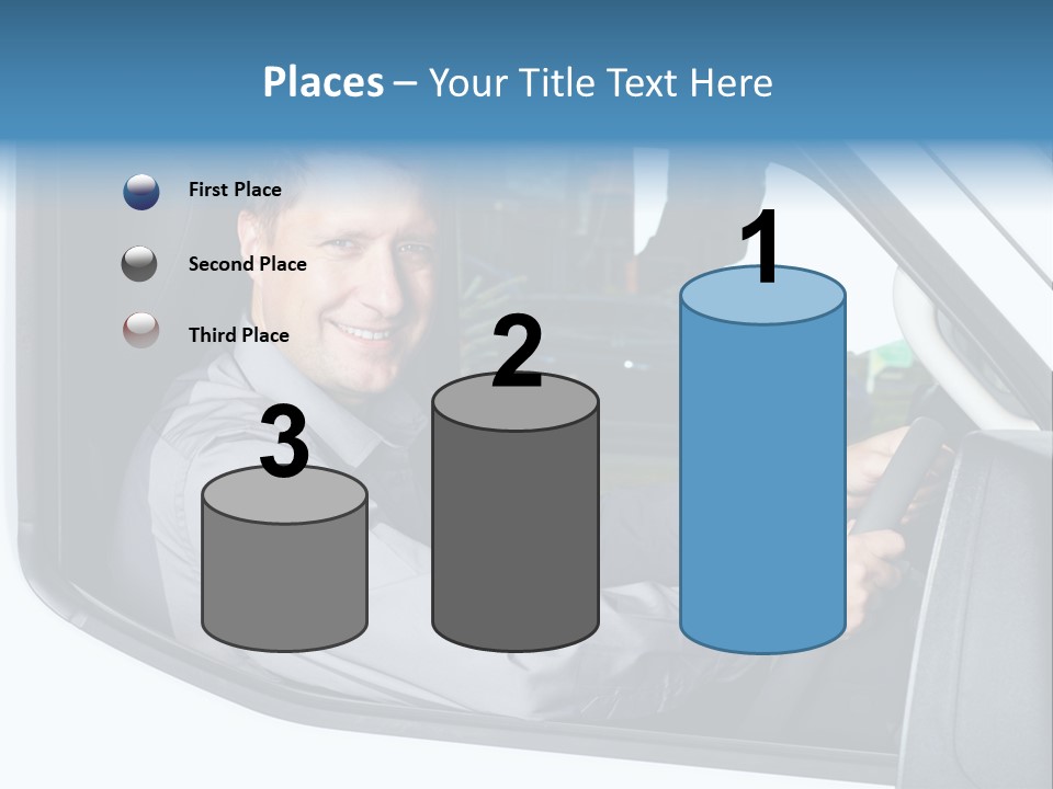 Driving Transportation Cargo PowerPoint Template