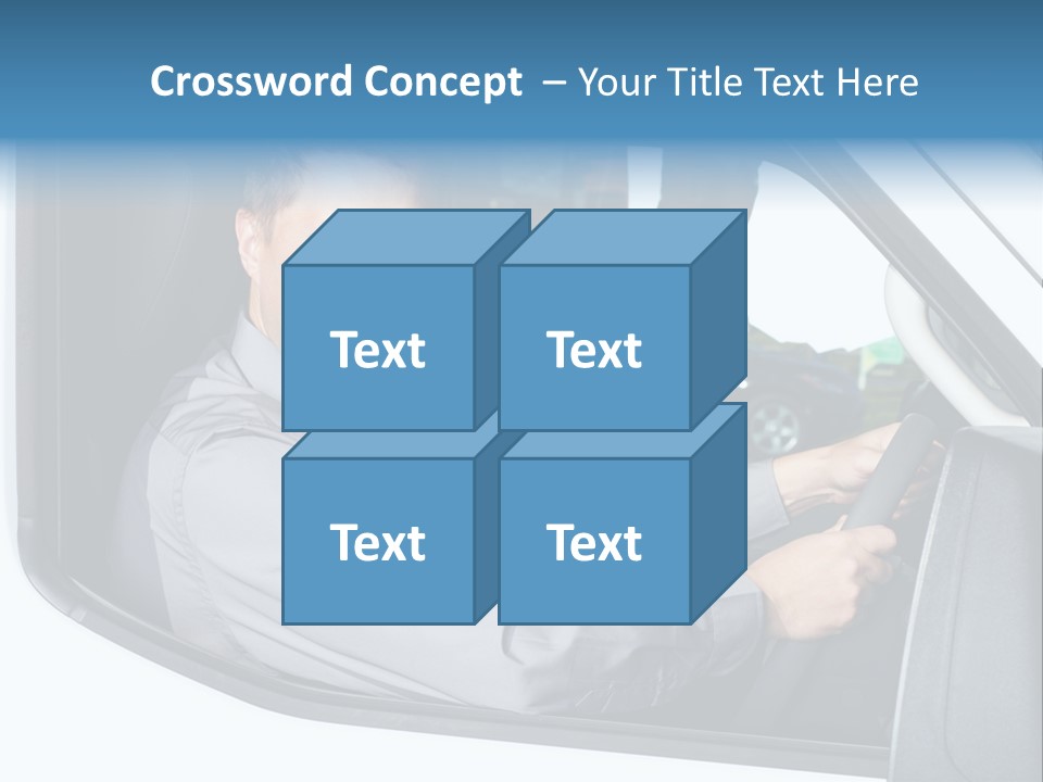Driving Transportation Cargo PowerPoint Template